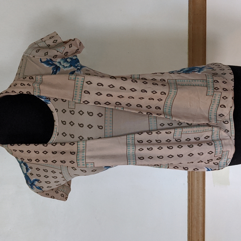 Vintage 1970s Vicki Volts stretchy Top with Scarf Medium - Picture 7 of 8
